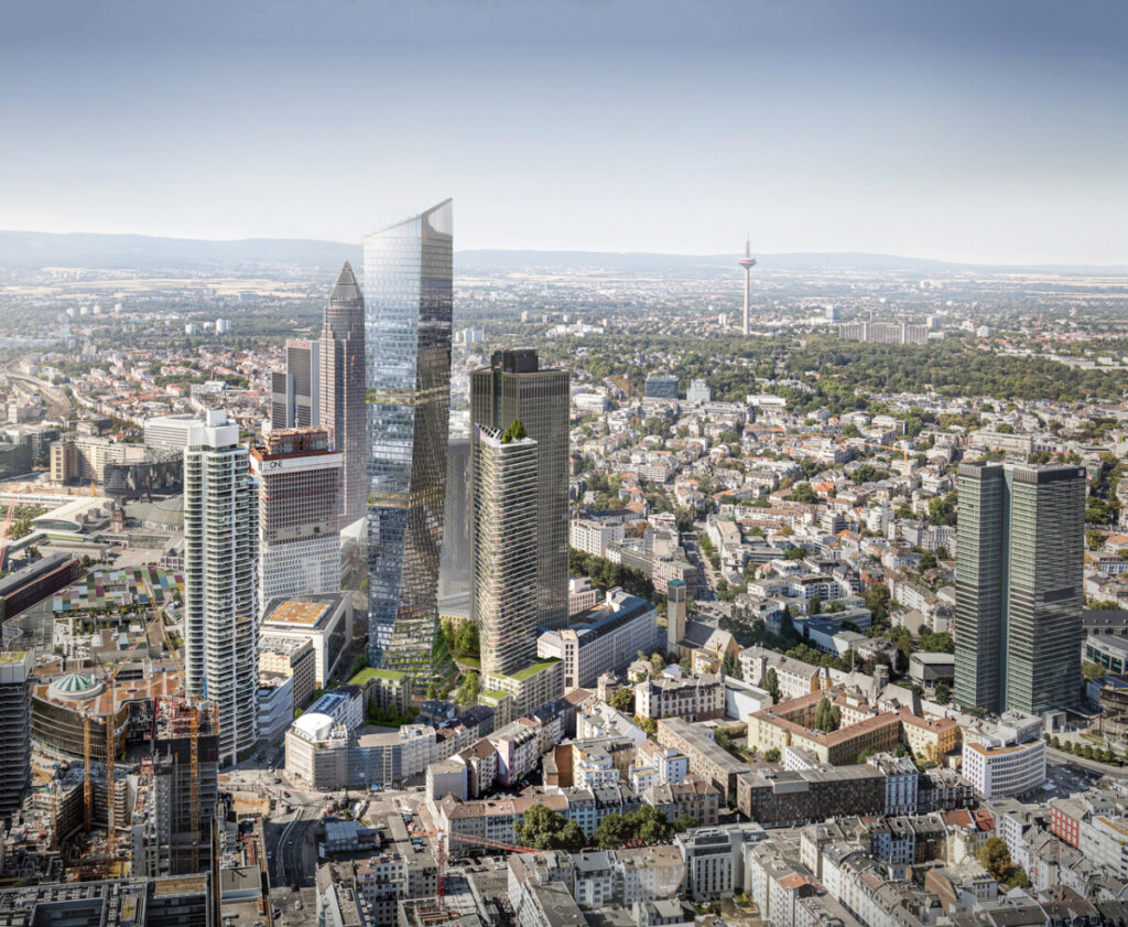 Der Millennium Tower Frankfurts neuester Gigant in der Skyline bis