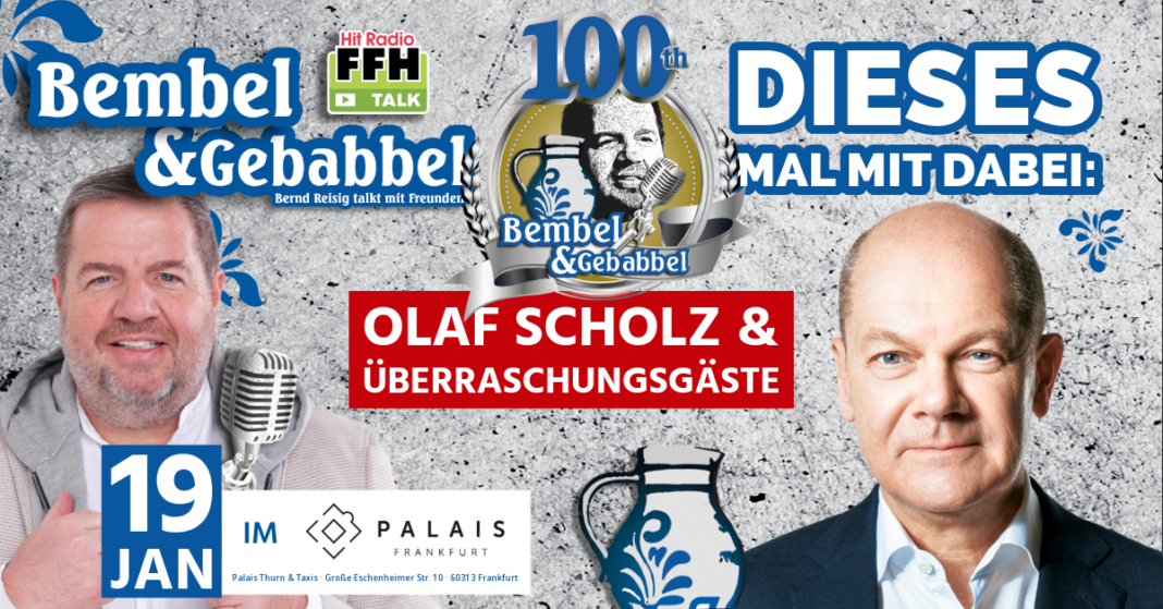 Bembel & Gebabbel feiert 100. Jubiläumssendung – Bundeskanzler Olaf ...