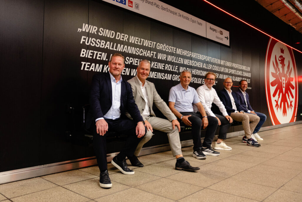 Erste Eintracht-Frankfurt U-Bahn-Station - Der Frankfurter