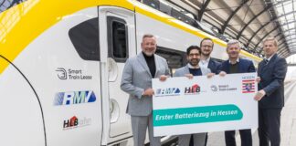 Test des ersten Batteriezugs Hessens läuft