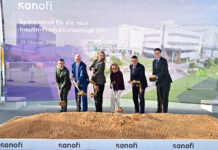 Spatenstich für neue Insulinproduktionsanlage von Sanofi in Frankfurt